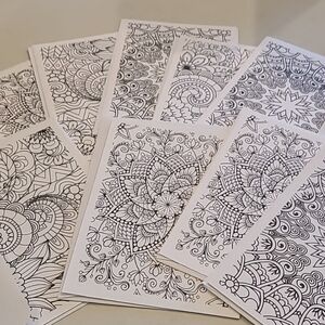 Adult Mandella Greeting Cards with Envelopes